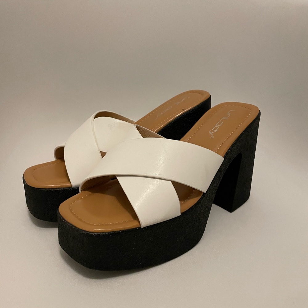 Women’s platform heeled sandals